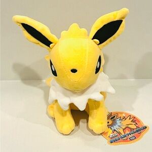 Rare Takara Tomy Pokemon Best Wishes Jolteon 8” Plush Limited To Japan NWT